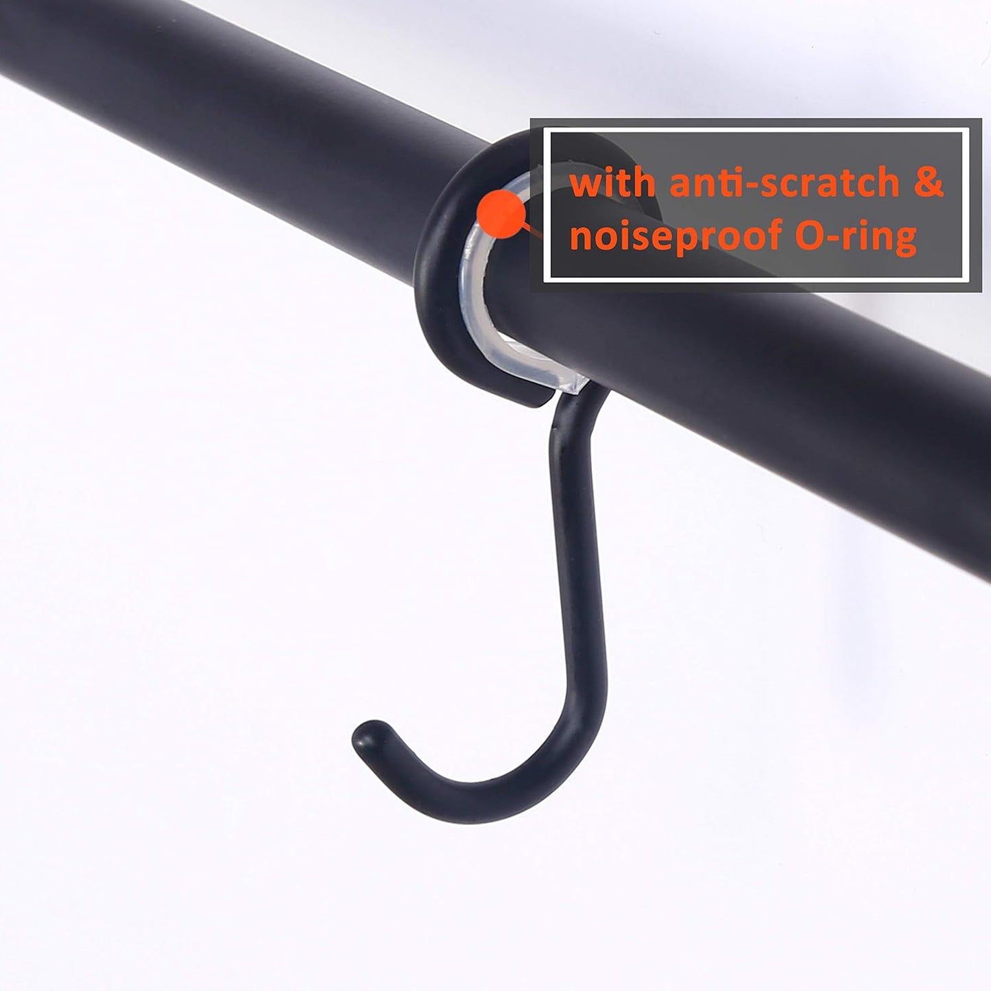 Wall-Mounted Pot Rack with Hooks