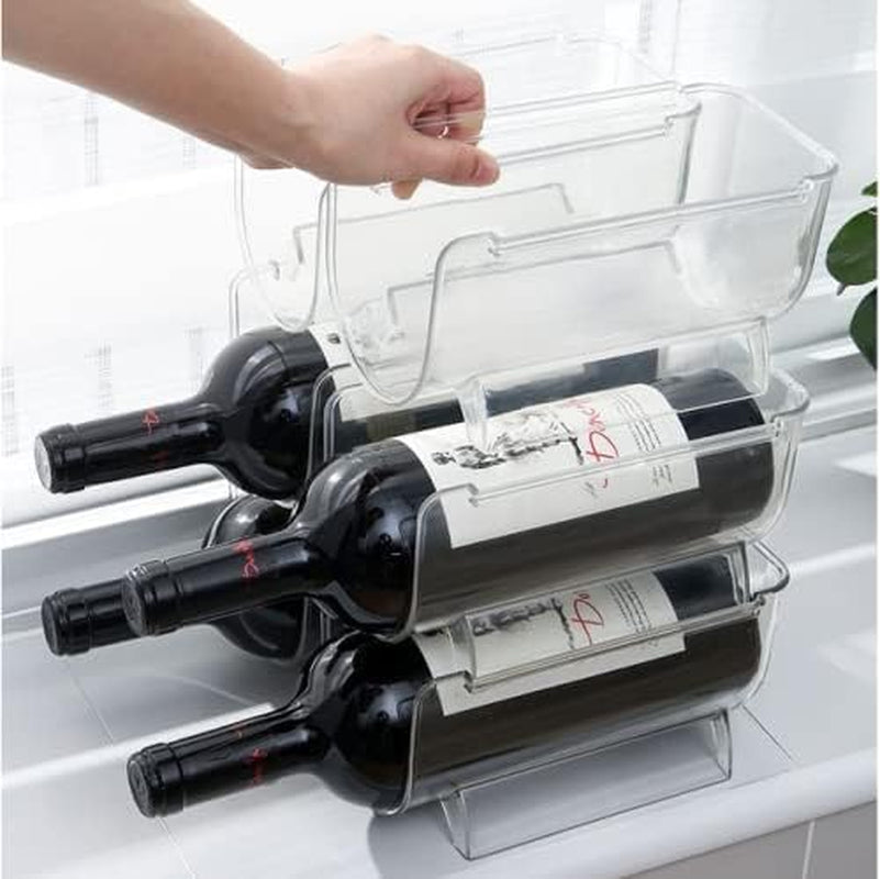 Stackable Bottle Holder for Fridge & Pantry
