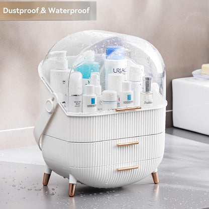 Dustproof Makeup Organiser with Lid