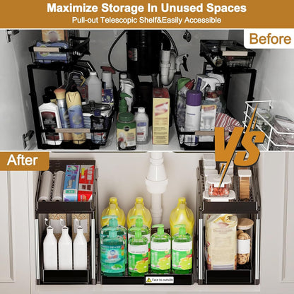 Adjustable Under Sink Organiser