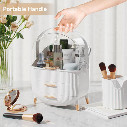 Dustproof Makeup Organiser with Lid