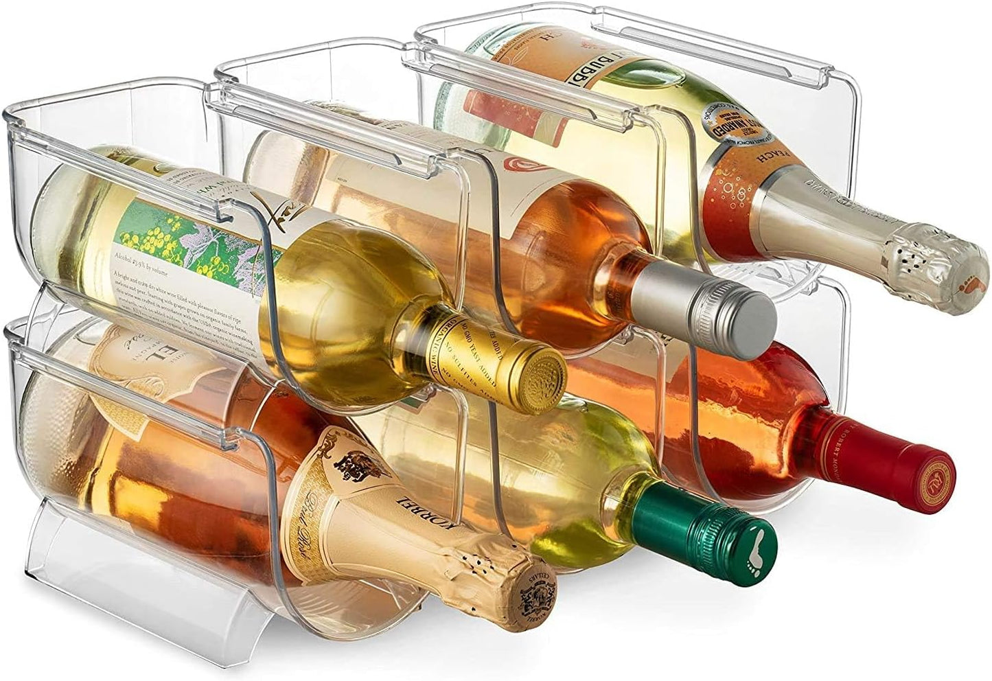 Stackable Bottle Holder for Fridge & Pantry