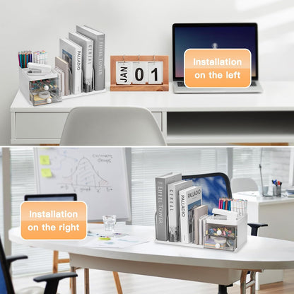 Desktop Organiser with File Holder & Stationery Storage