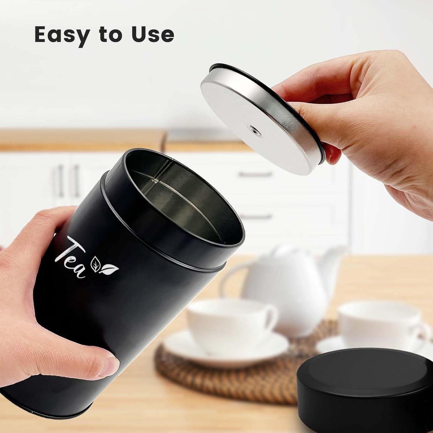 Airtight Tea, Coffee & Sugar Canister Set