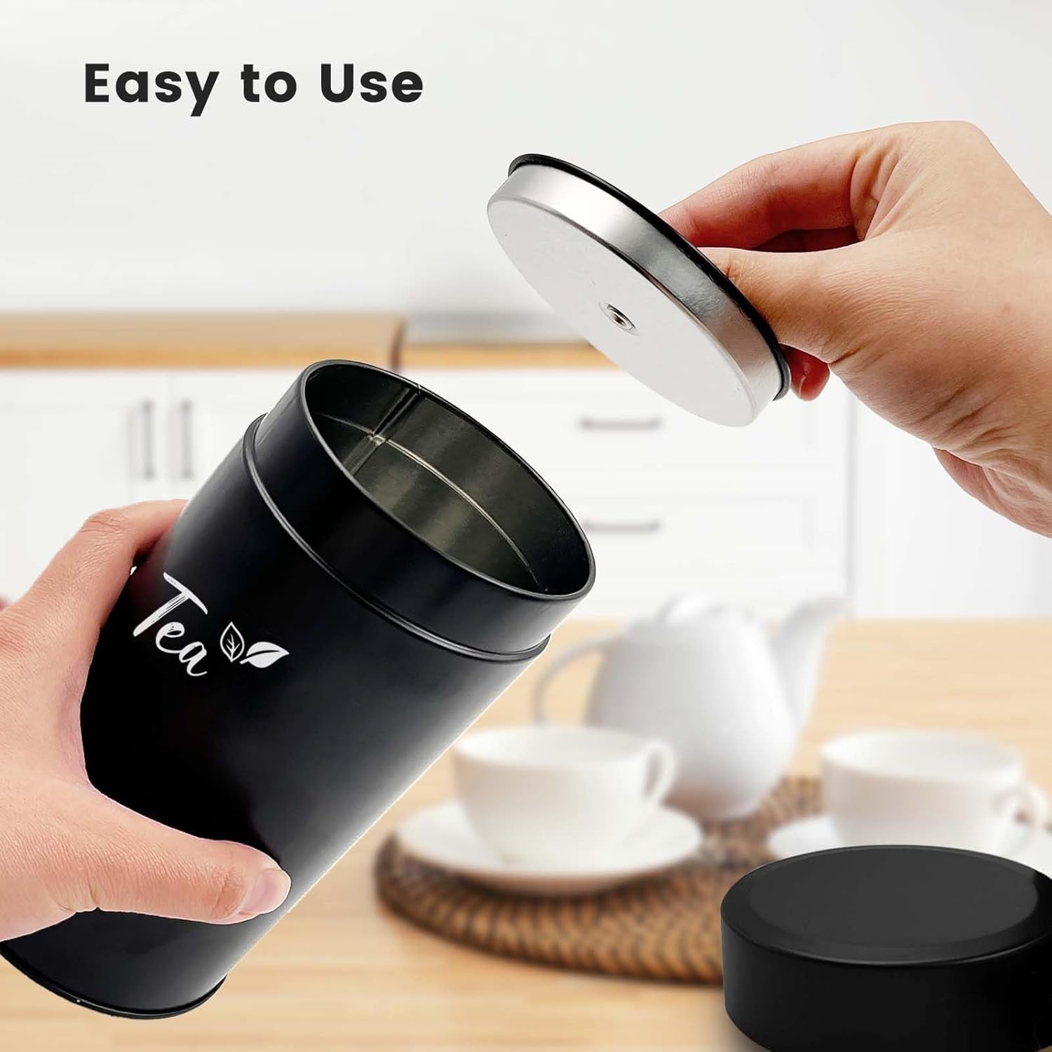 Airtight Tea, Coffee & Sugar Canister Set