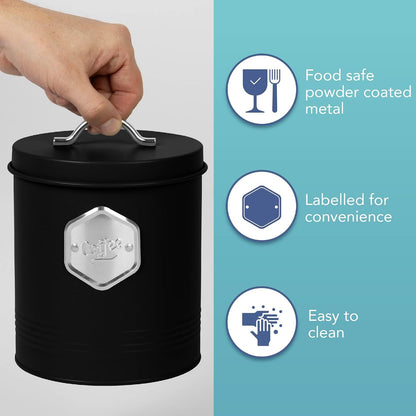Tea, Coffee & Sugar Storage Canister Set
