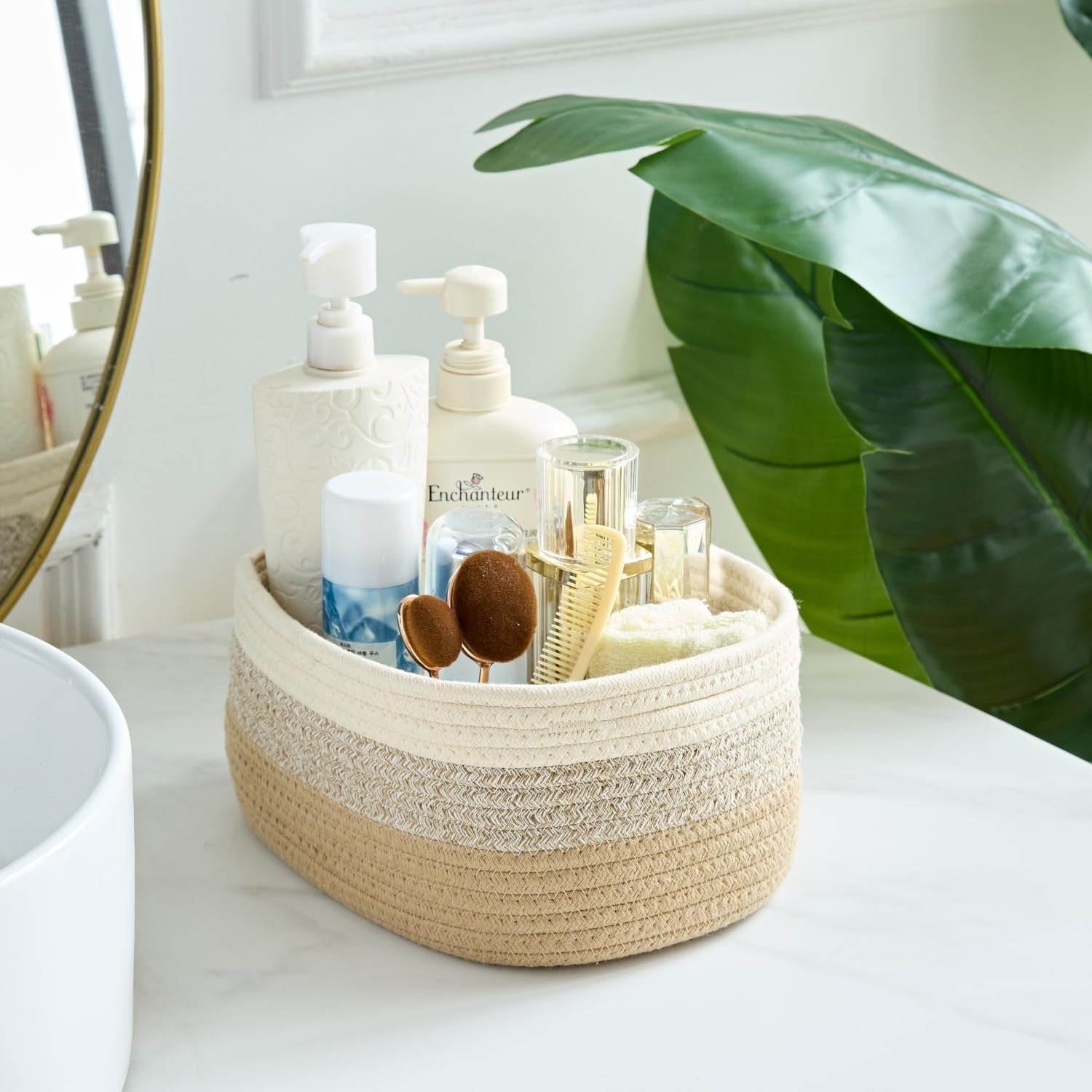 Woven Storage Basket Set for Home Organisation