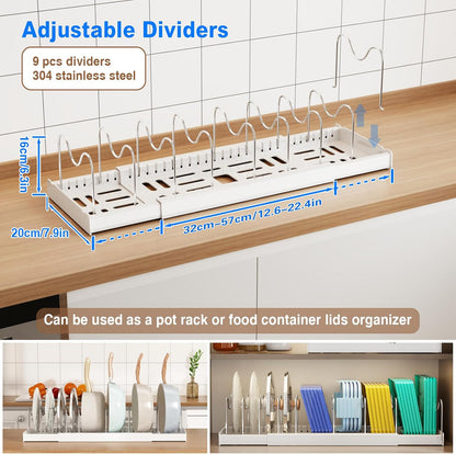 Expandable Pan & Lid Organiser