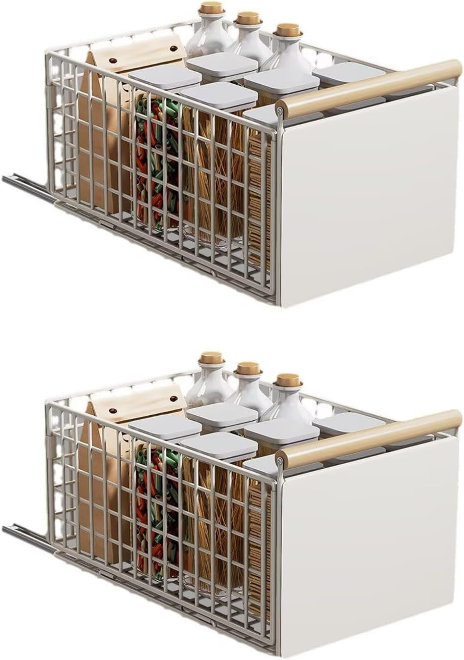 Adjustable Pull-Out Cabinet Organiser
