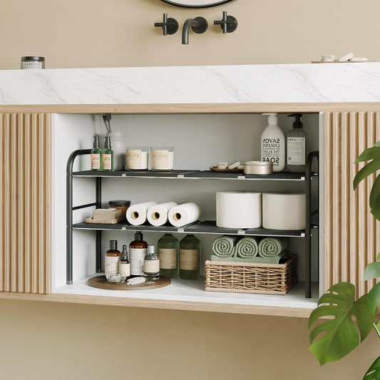 Expandable Under Sink Storage Rack