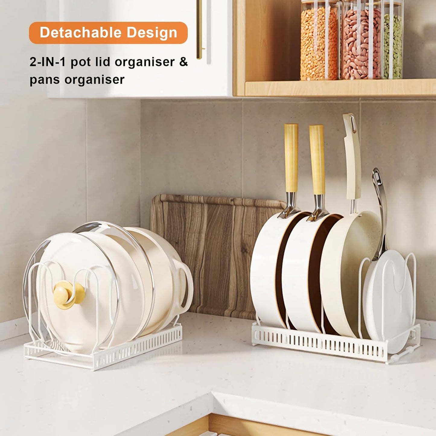 Expandable Pan & Lid Organiser