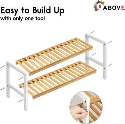 Bamboo Shoe Rack for Home Organisation