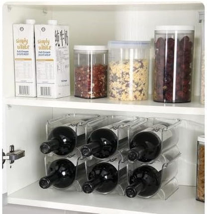 Stackable Bottle Holder for Fridge & Pantry