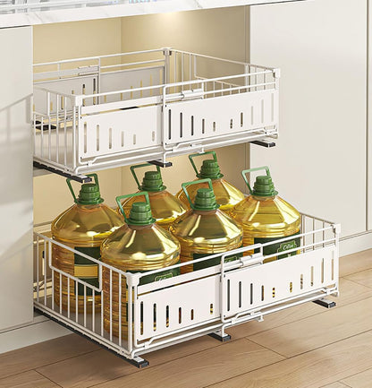 Pull-Out Cabinet Organiser for Kitchen Cupboards